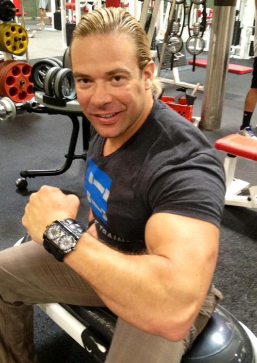 Eric the Trainer Wearing His Police Dominator Watch